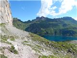 Lago di Fedaia - Col di Bousc